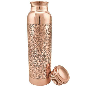 Ayurveda health benefit <b>bottle</b> Leak proof copper water <b>bottle</b> Pure copper drinking <b>bottle</b> Bulk order copper <b>bottles</b> - Product Image 2