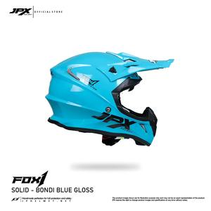 Le JPX Fox1 Solid Bondi Blue Gloss, doté d'un design élégant et d'une finition métallique audacieuse pour une protection optimale. - Product Image 3