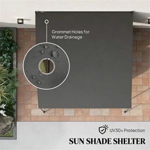 Pabellón de Jardín Gris para Exteriores y Pérgola con Protección Solar, Categoría de Producto: Gazebo - Product Image 2