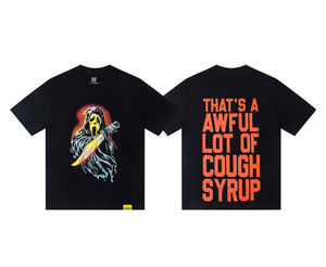 T-shirt oversize délavé à l'acide pour homme et femme, style streetwear, coton vintage, personnalisable pour impression de logo - Product Image 4