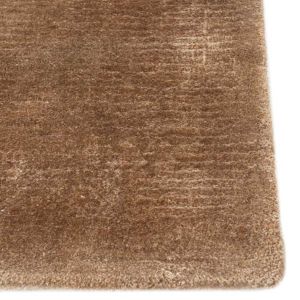 OEM Luxury silk Plain Area Rug Hand Loom <b>Light</b> Brown Carpet Cut Pile Plain Luxury Washable Non-Slip High Pile High Quality - Product Image 4