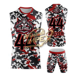 เสื้อฟุตบอลแบบมีธง 7v7 สำหรับผู้ชายและเยาวชน แบบสวมคอ ระบายอากาศได้ดี พิมพ์ลายตามสั่ง พร้อมชื่อผู้เล่น สำหรับทุกฤดูกาล - Product Image 5