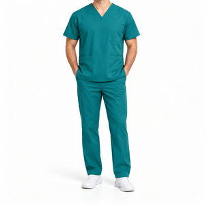 Uniforme Médico Personalizado para Hombre, Conjunto de Jersey y Pantalones Cortos de Spandex, Ropa de Trabajo Práctica para Enfermería, Verano, Manga Corta - Product Image 6