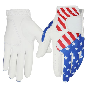 Gants de golf personnalisés OEM haut de gamme pour hommes et femmes, en cuir Cabretta souple, à doigts entiers, professionnels, antidérapants, avec fermeture à enfiler. - Product Image 3