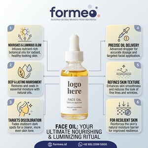 Private Label Facial <b>Oil</b> Hyaluronic Acid Jojoba Argan-100% Pure Natural OEM Face <b>Oil</b> for All Skin Types OEM ODM - Product Image 1