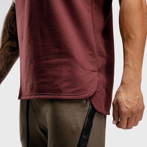 เสื้อกล้ามออกกำลังกายผู้ชายสั่งทำขายส่ง ผ้าฝ้าย 100% สไตล์ไฮสตรีท เสื้อฮู้ดดี้แขนกุดสำหรับออกกำลังกาย - Product Image 6