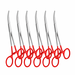 ชุดเครื่องมือผ่าตัด SUAVE SURGICAL INSTRUMENTS คีมคีลลี่ห้าด้าม ขนาด 5.5 นิ้ว โค้ง สีแดง ชุดผ่าตัด ได้รับการรับรองมาตรฐาน CE ระดับ Class I สำหรับใช้ในโรงพยาบาล - Product Image 6