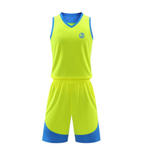 Wholesale <b>Cheap</b> Basketball Uniforms with Sleeveless Design Polyester Material Breathable Feature Team Uniforms - Product Image 1