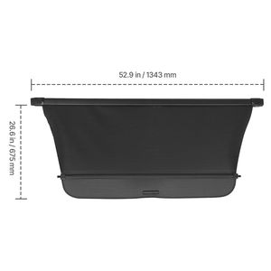 Copertura Cargo Retrattile Migliorata in Fibra di Carbonio, Protezione Privacy Bagagli Anti-Spionaggio, Facile Installazione, Sicura - Product Image 2