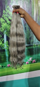 จัดส่งฟรีไปยังบราซิล ผมอินเดียสีบลอนด์หรูหราแบบเป็นมัด 005 ผมแท้แบบเป็นช่อ ต่อผมแบบธรรมชาติสำหรับใช้ในชีวิตประจำวัน - Product Image 2