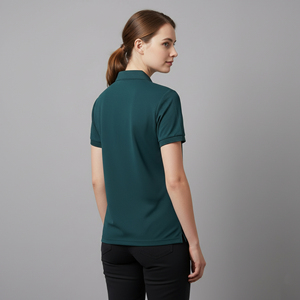 Camiseta Polo de Color Sólido Personalizada para Mujer, Cómoda, con Logotipo Impreso, Estilo Urbano, Hip Hop - Product Image 6