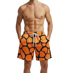 Shorts de sport décontractés pour hommes de haute qualité, personnalisés, 5 pouces, double couche, couleur unie, respirants, séchage rapide, taille élastique, 100% coton - Product Image 1