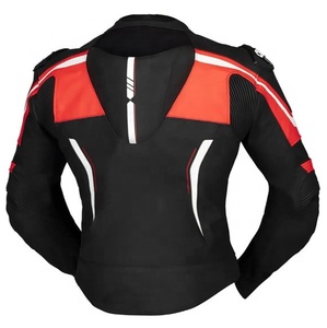 Traje de moto de cuero de vaca para montar en carretera para hombre de buen rendimiento, gran oferta, traje de moto de Protección corporal impermeable - Product Image 5