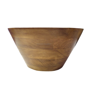 Acacia <b>Wood</b> <b>Salad</b> <b>Bowl</b> Handicraft and Handmade Solid Wooden Serving <b>Bowl</b> for Fruits and <b>Salads</b> Custom Price - Product Image 3