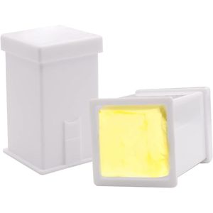 Juego de 2 Platos para Mantequilla con Forma de Mazorca de Maíz con Tapa Integrada, Elegante Soporte para Untar Mantequilla - Product Image 1