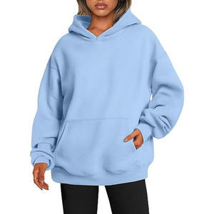 Sudadera con Capucha para Mujer, Color Marrón, Estilo Casual, Manga Larga, Ropa Urbana, Personalizable OEM - Product Image 5