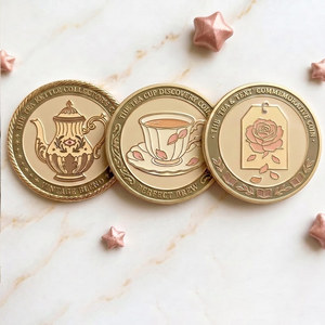 Moneda de desafío personalizada, Marktex - Product Image 3