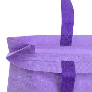Supermarket Nonwoven Spunbond <b>Cloth</b> Bag Flexiloop Handle Foldable Non-woven <b>Shopping</b> Bag Stock Promotional Blank Pp - Product Image 5