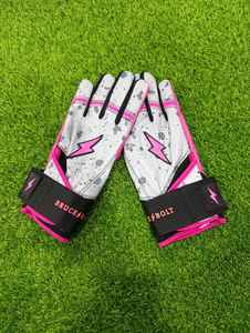 Gants de frappeur en cuir véritable BRUCE BOLT, série originale, manchette longue, haute qualité, couleur personnalisée, tailles adultes, respirants, confortables, durables - Product Image 3