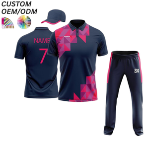 Camiseta de Cricket Sublimada Personalizada, Ropa Deportiva de Equipo, Logotipo Frontal, Transpirable, Secado Rápido, Soporte OEM ODM para Suministro al por Mayor - Product Image 6