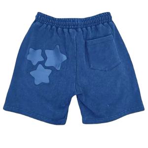 กางเกงขาสั้นลายสก็อตสำหรับผู้หญิงเอวยางยืดพิมพ์โลโก้ด้านหน้าและด้านหลังแบบปรับแต่งได้ระบายได้ดีพร้อมฟอกสีอ่อน - Product Image 4