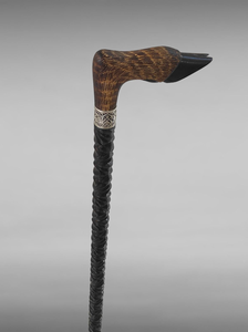 Bastón de Cuerno de Búfalo con Base Antideslizante, Elegante y de Lujo, Ajustable para Mano Izquierda, para Personas Mayores - Product Image 3