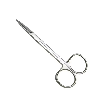 Tijeras Quirúrgicas para Iris de Primera Calidad, Hojas Rectas y Curvas, Puntas Afiladas, Acero Inoxidable, Tijeras para Disección de Iris Delicadas, CE ISO - Product Image 1