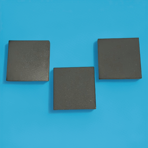 แผ่นเซรามิก B4C ทนทานต่อแรงกระแทกแผ่นกันกระสุนเสาหินโบรอนคาร์ไบด์แผ่นเกราะเซรามิกขีปนาวุธ - Product Image 5