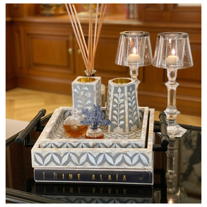 Ensemble de plateaux MOP pour la maison à prix abordable, Brûleur Medkhan, Brûleur Mabkhara à incrustations de os, Brûleur Bakhoor à incrustations de nacre, Meilleures ventes - Product Image 4