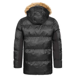 Chaqueta de Invierno para Hombre, de Alta Calidad, de Lona, Impermeable, Transpirable, con Capucha, Cortavientos, Estilo Urbano, Parka - Product Image 3