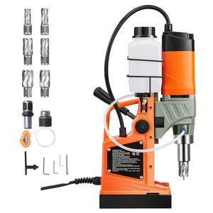 Trapano Magnetico 1450W, 2 Profondità di Foratura, 2878 Lbf, Portatile, 6 Punte per Foratura, Velocità Variabile - Product Image 1