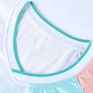 Conjunto de Camiseta de Fútbol para Hombre, Cuello en V, Manga Corta, Color Degradado, Poliéster que Absorbe la Humedad, Uniforme Deportivo para Todas las Temporadas - Product Image 6