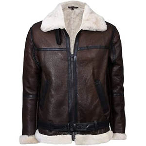 Chaqueta de Piloto de Cuero para Hombre de Alta Calidad con Diseño Clásico y Características Auténticas de Aviador - Prenda Exterior Duradera y Elegante - Product Image 1