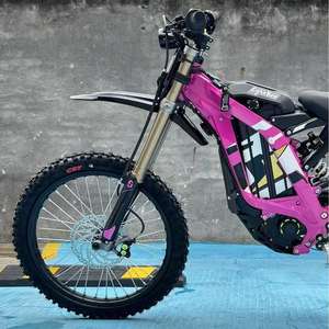 2025 Electric 60v Sport Style Dirt E-Bike 8000W Off-Road Motorcycle with Double Spring Light Bee <b>X</b> Pink Available in Stock - Product Image 5