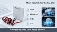 Module thermoélectrique FYX Stock, refroidisseur Peltier 40x40mm, plaque de refroidissement TEC 15.2V 12A 182W, puce de refroidissement TEC1-12712