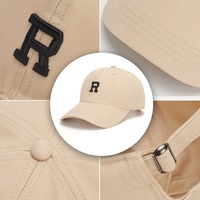 Gorras de Béisbol Personalizadas de 5 Paneles Hechas en Bangladesh Sin Marca, Panel Frontal de Color Sólido, Bordado 3D, Transpirables, Impermeables y de Secado Rápido