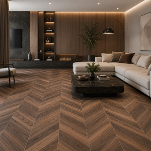 Carreaux de sol en porcelaine mate Amtico strip marron 60 x 120 cm, design moderne, parquet, usage intérieur - Product Image 4
