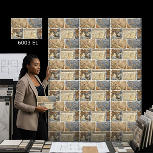 3A Grade 250x375mm Matte Surface Ceramic <b>Wall</b> Tiles for Hall Exterior & Bathroom Use-Waterproof Wear Resistant 5 Year Warranty - Product Image 2