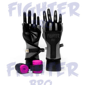 Gants de boxe élastiques à enroulement facile avec rembourrage en gel et protection des articulations, conception sur mesure pour l'entraînement en salle de sport - Product Image 3