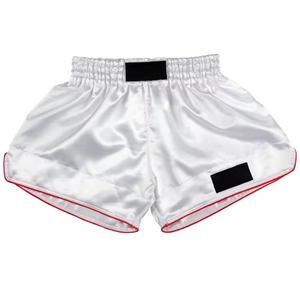 Best Selling Breathable 220g <b>Polyester</b> Fitness Sports Muay Thai Shorts OEM Custom Design Professional Competition - Product Image 1