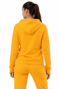 Sudadera con capucha de alta calidad para otoño, estilo urbano, con cremallera, 100% algodón, oversize, ecológica, de doble capa, para mujer. - Product Image 2