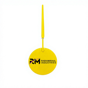 Miroir professionnel pour extension de cils en forme de cercle, miroir d'inspection des cils avec poignée diamantée, couleur jaune avec revêtement en poudre. - Product Image 2