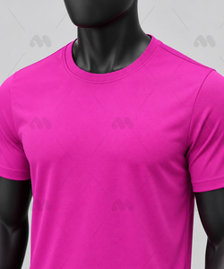 Bright <b>Pink</b> Soccer Team Jersey Set Polyester Training <b>Shirt</b> and Shorts Sports Uniform for Club Practice - Product Image 2