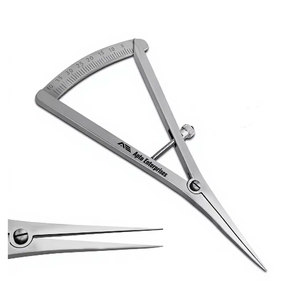 Calibre Droit de 4,5 Pouces de Long pour la Cartographie Osseuse, Instrument de Mesure 0-40mm avec Échelle de Précision pour Implants Dentaires, Chirurgicaux et Orthodontiques - Product Image 4