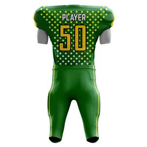 Uniforme de fútbol americano de alta calidad, impresión por sublimación de tu propio patrón, diseño personalizado - Product Image 6