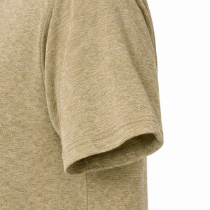 Camiseta de Hombre Slim Fit de Alta Calidad al por Mayor, de Poliéster y Algodón, Antiarrugas, Cuello Redondo, Costuras en Contraste, Talla Grande - Product Image 5