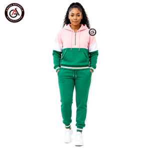Ensemble jogging et sweat à capuche 2 pièces GEEK APPARELS pour femme, vintage, 100 % coton molletonné, écologique, hiver, noir, rose, vert, numéro 08, décontracté - Product Image 4