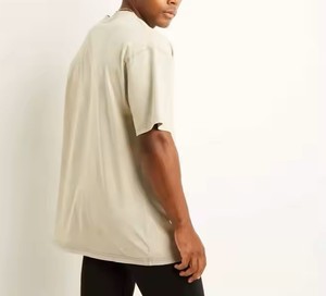 Camiseta de Hombre Recién Llegada, Impresión Digital Personalizada con Logotipos Bordados, Hombros Caídos, Cuello Redondo, Precio Razonable - Product Image 2