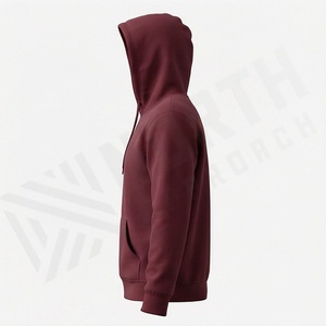 Men Hoodie Cotton Blended Fleece Basics Pullover Style Sweatshirt Gym Casual Sportswear Premium Apparel Top Customized - Product Image 3