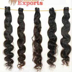 เครื่องดัดผมลอนธรรมชาติของผู้หญิงผิวดำต่อผมมนุษย์แบบคู่สีดำแนวหนังกำพร้า - Product Image 3